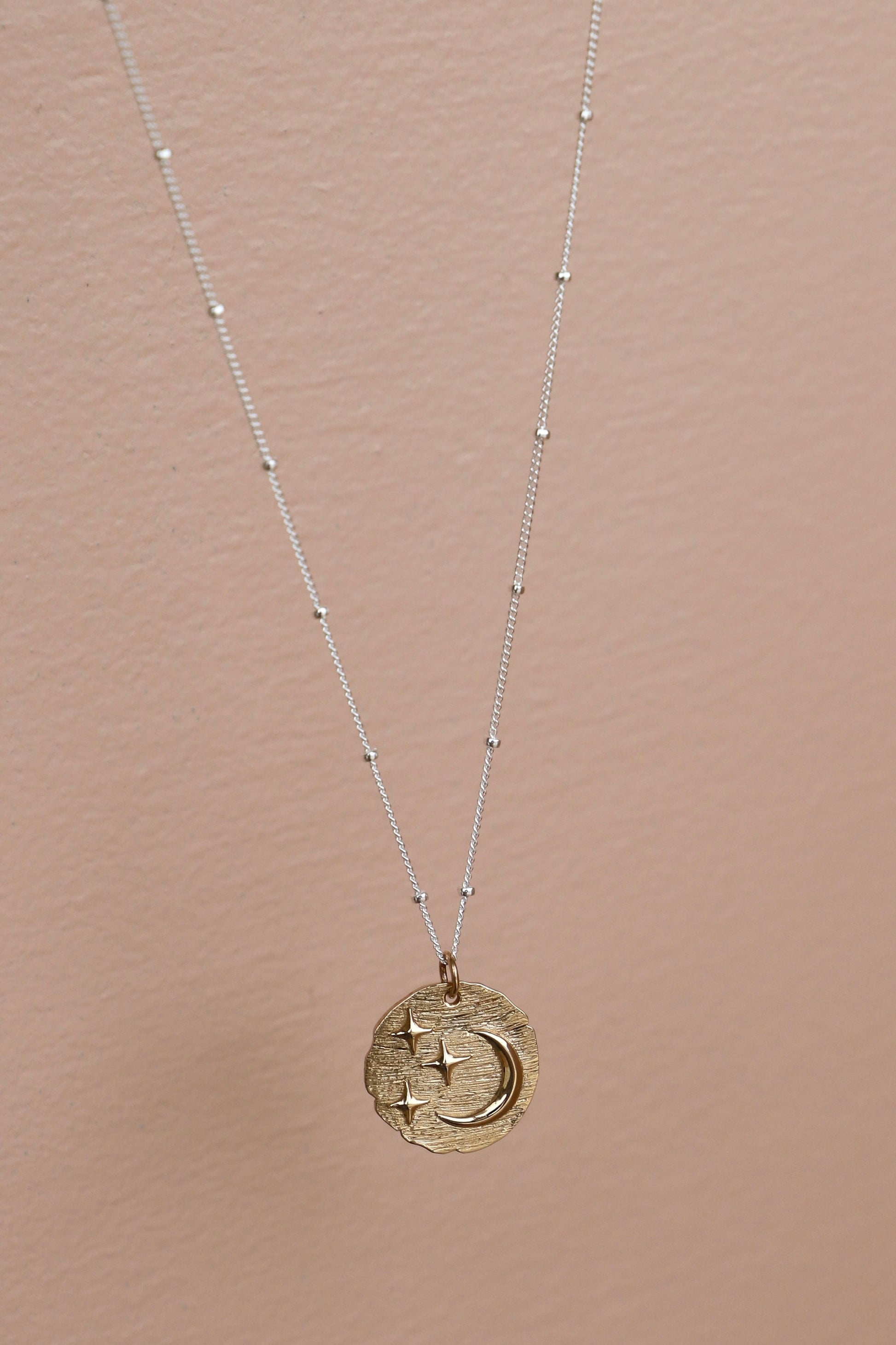 TWO TONE CELESTIAL NECKLACE - Concordia Style Boutique