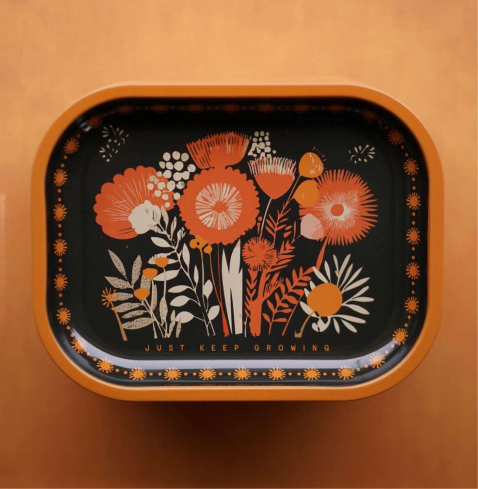 ‘Just Keep Growing' Tin Tray - Concordia Style Boutique