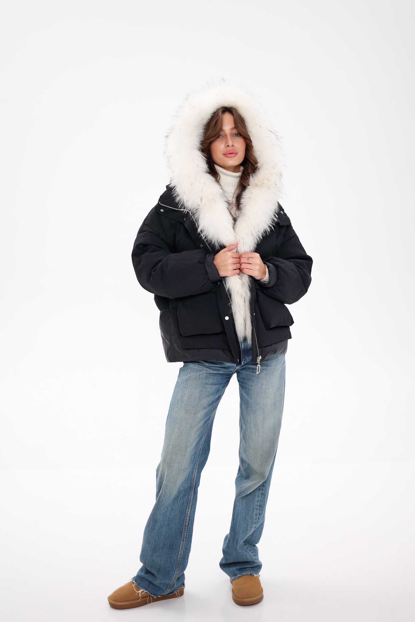 Genuine Fur Down Fill Parka