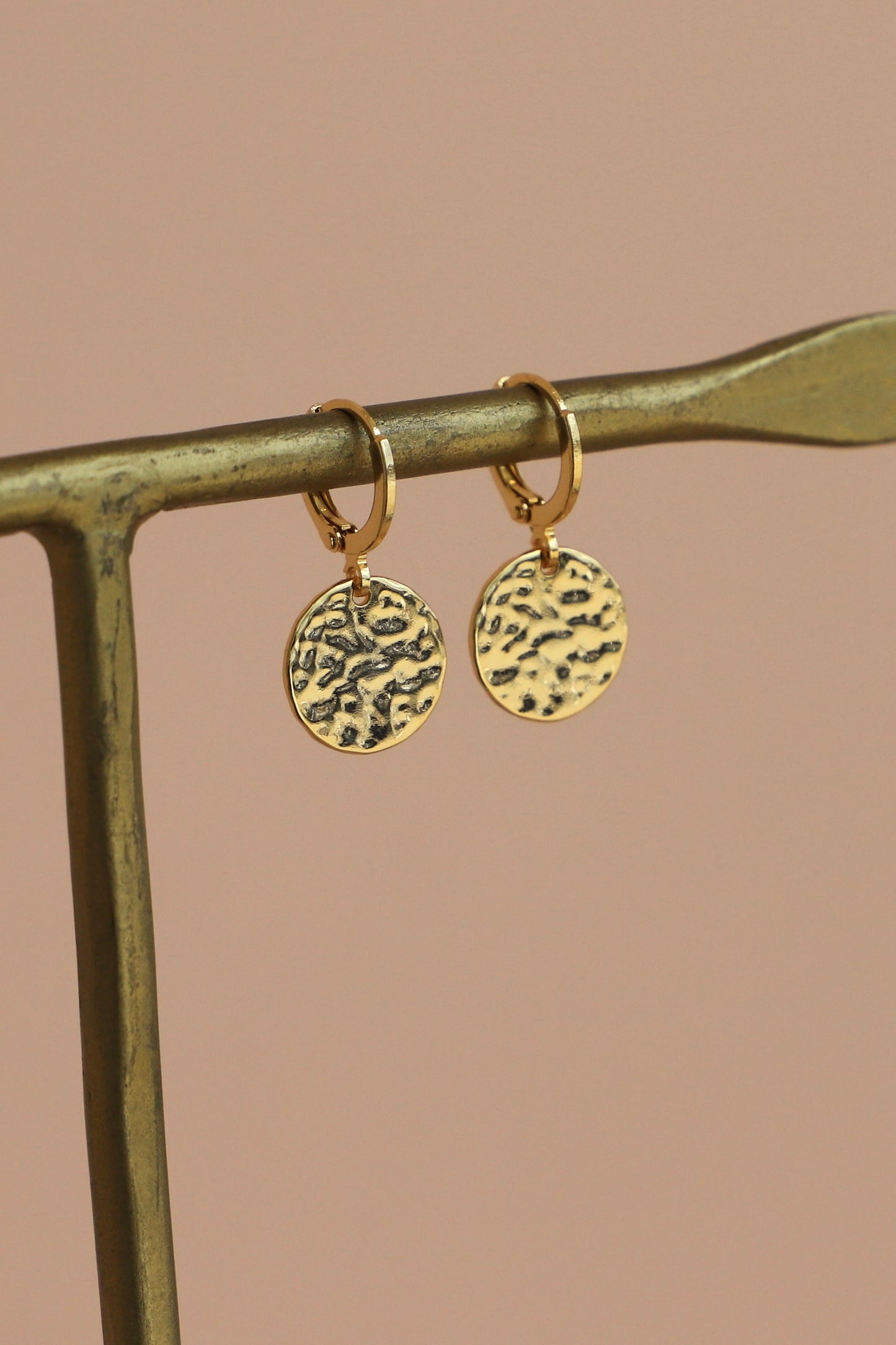 HAMMERED MEDALLION HUGGIES - Concordia Style Boutique