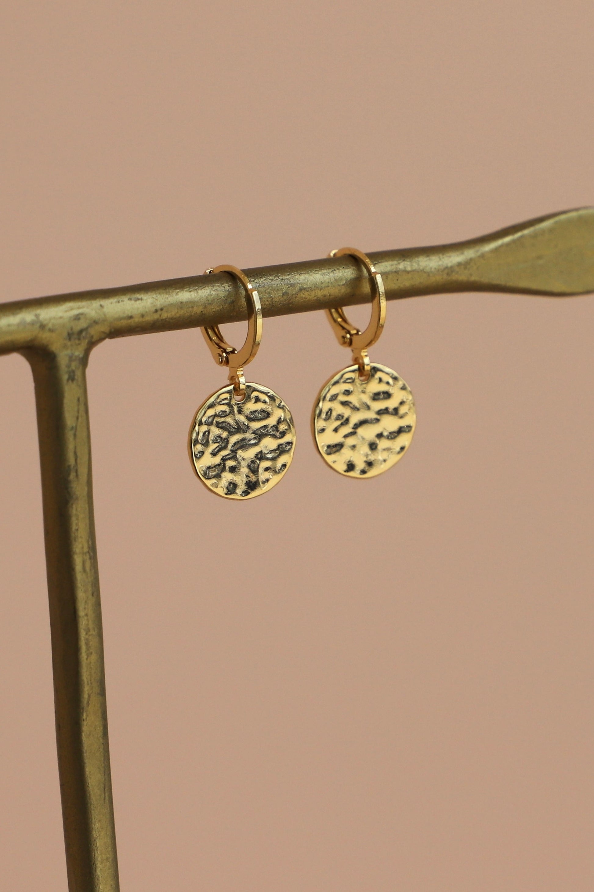 HAMMERED MEDALLION HUGGIES - Concordia Style Boutique