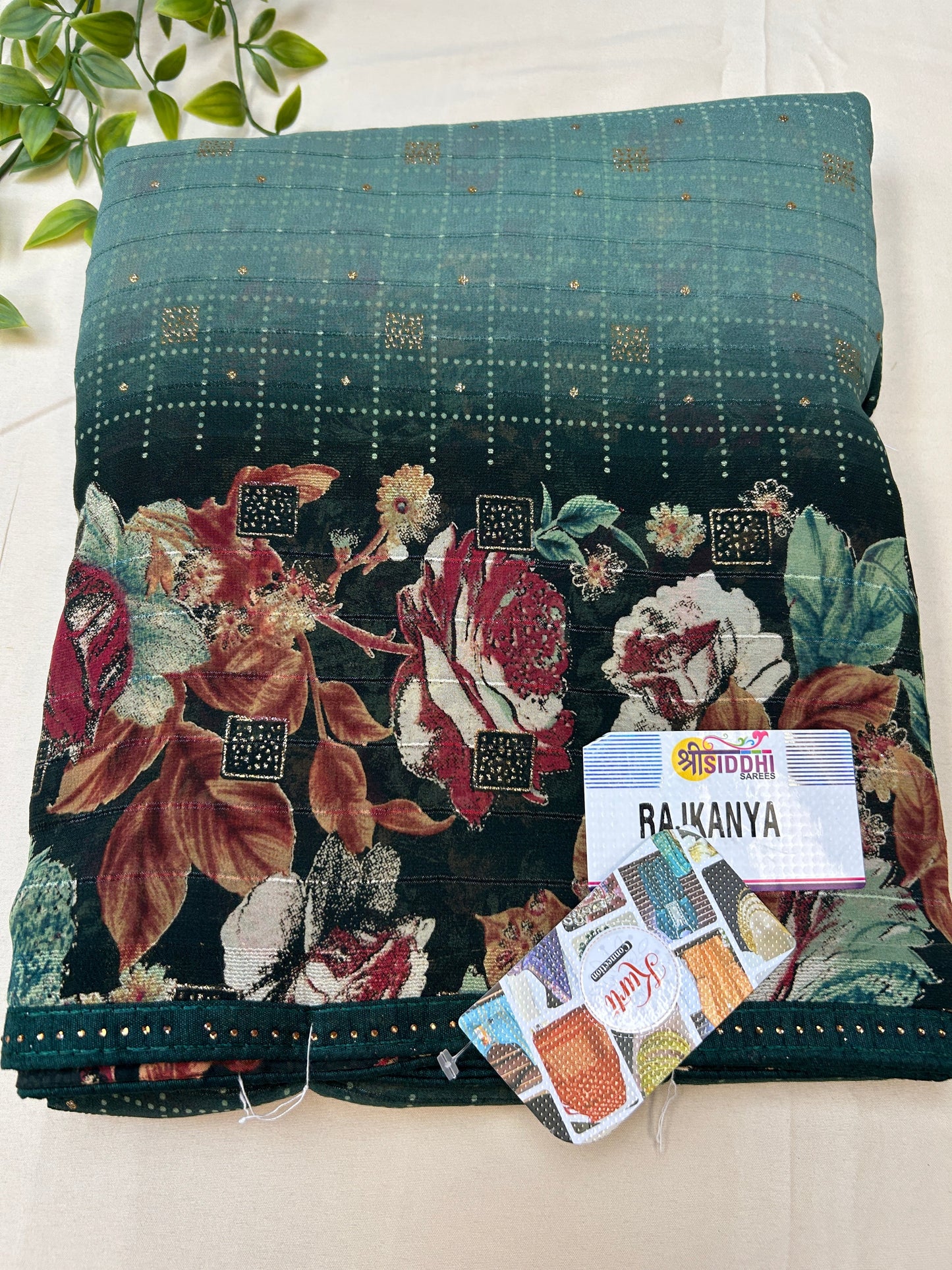 Chiffon Saree with blouse piece