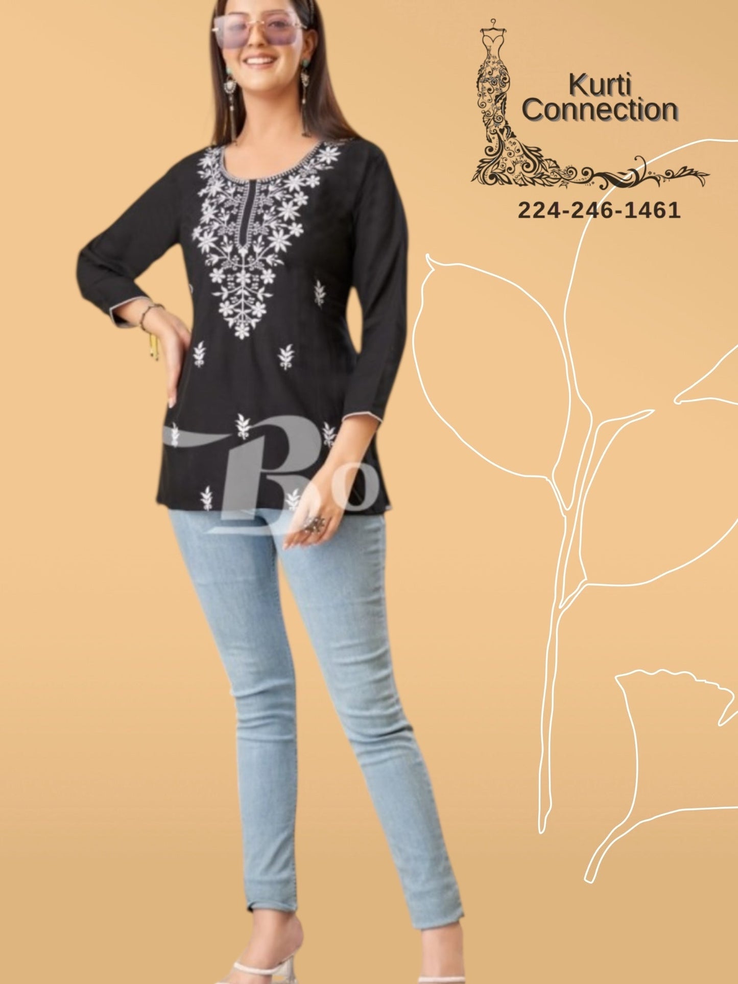 Aisha: short Kurti