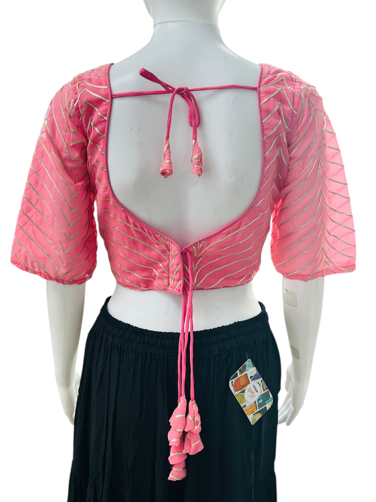 Chiffon blouse : light pink