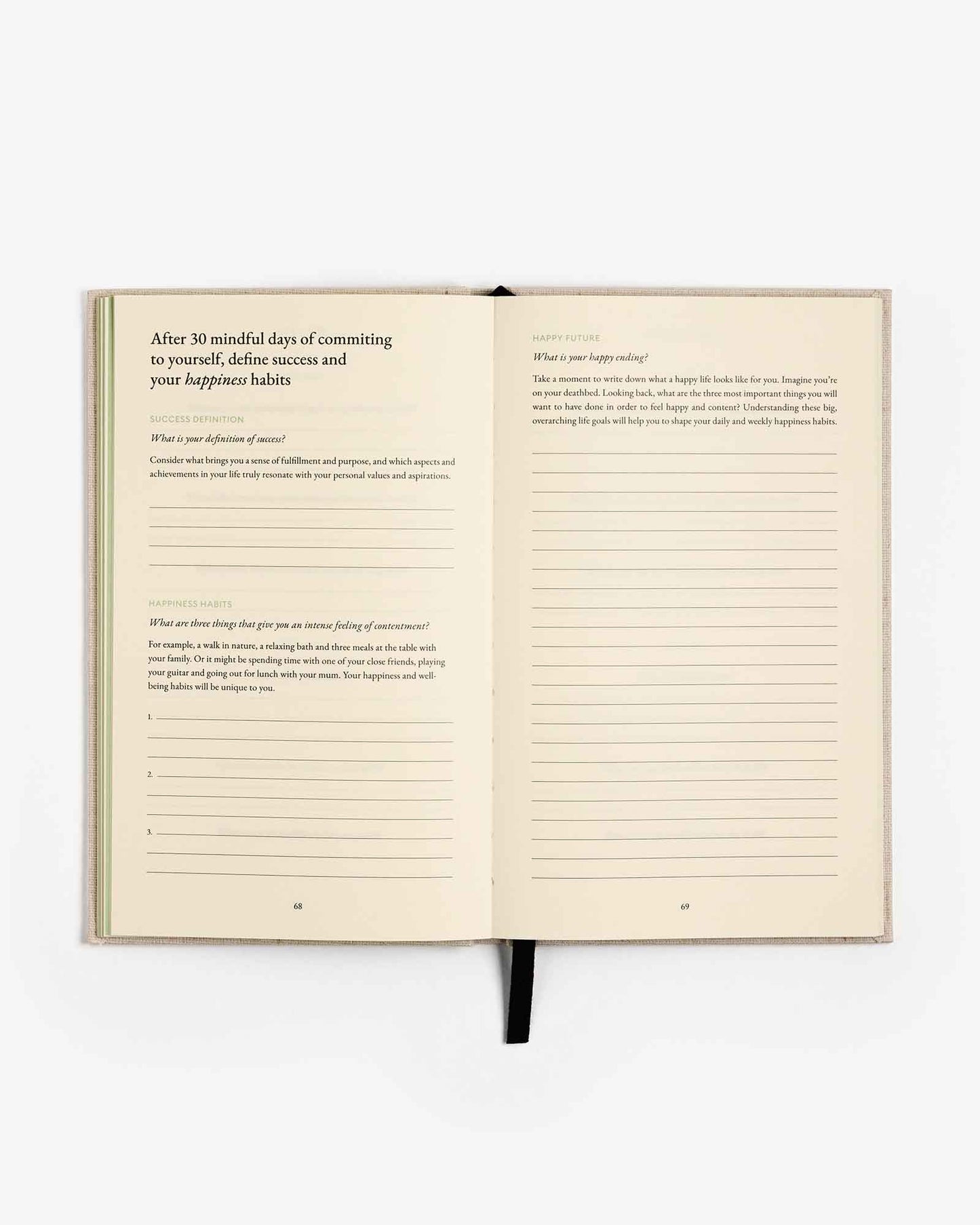 The Three Question Journal - Green