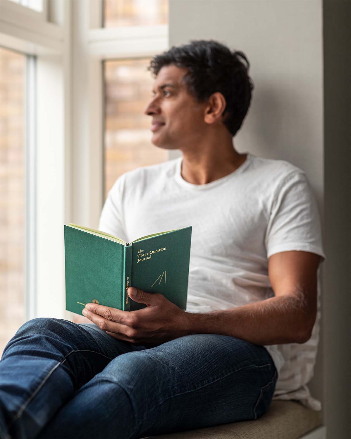 The Three Question Journal - Green