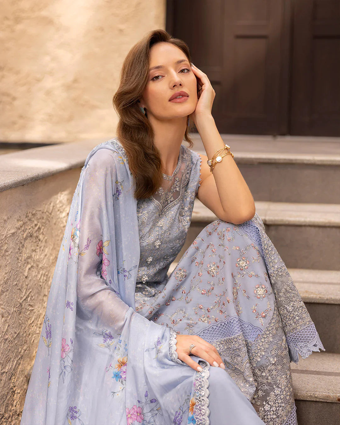 Faiza Saqlain - Liana Three Piece Embroided Lawn