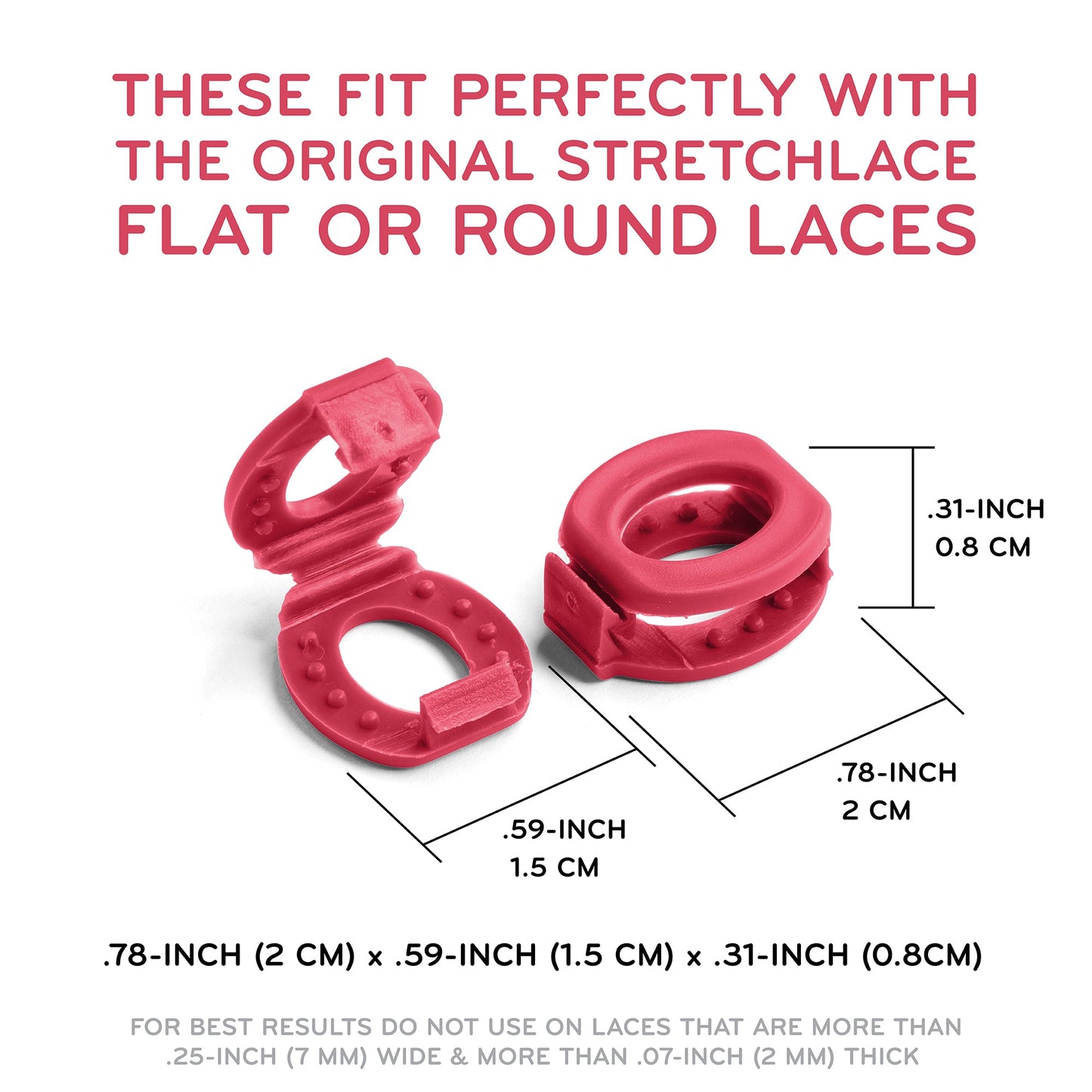 Red Knot Bow Clip Shoelace Accessory