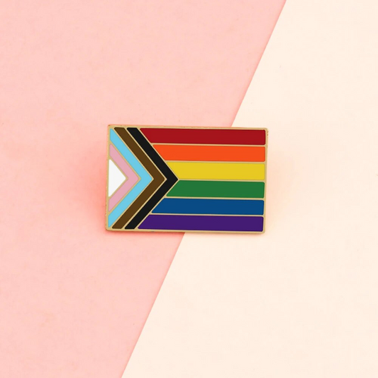RAINBOW FLAG PIN - Concordia Style Boutique