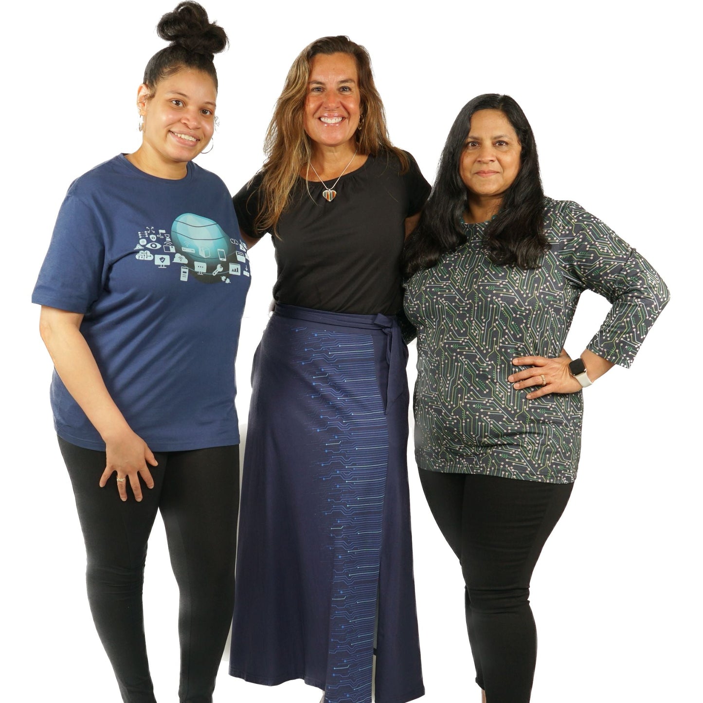 Earth Tech Rings Unisex Adults T-Shirt