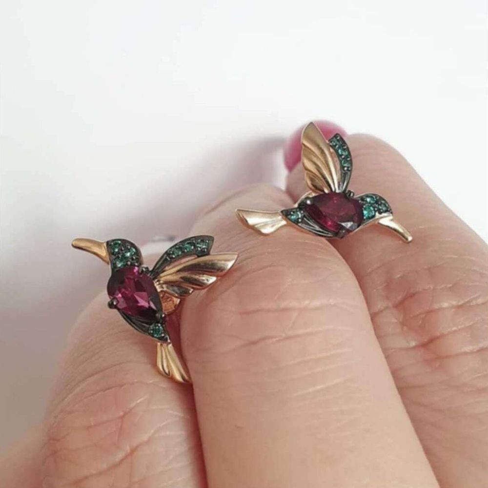 HUMMINGBIRD EARRINGS (PAIR) - Concordia Style Boutique