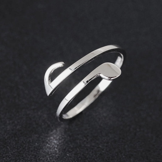 MUSIC NOTE RING (ADJUSTABLE) - Concordia Style Boutique