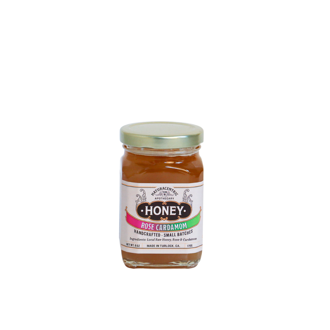 Rose Cardamom Infused Honey - Concordia Style Boutique