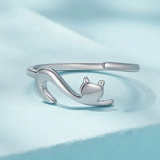 KITTY CAT RING (ADJUSTABLE) - Concordia Style Boutique