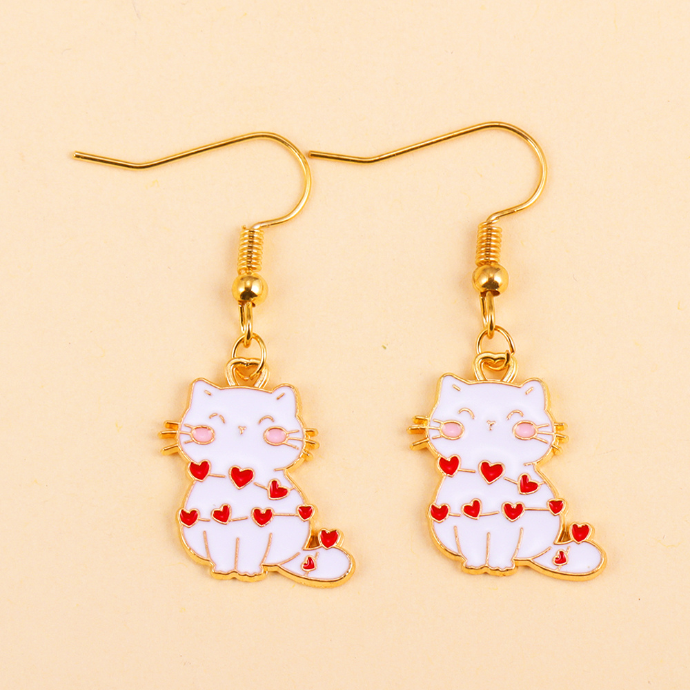 LOVE CAT EARRINGS (PAIR) - Concordia Style Boutique