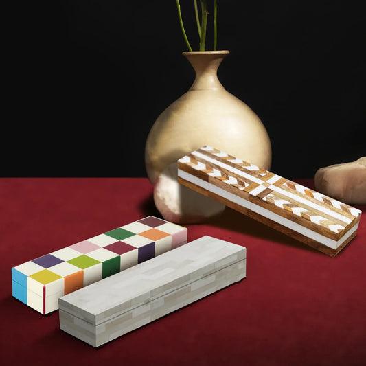 Decorative Boxes Serenova Combo Collection, Set of 3 - Concordia Style Boutique