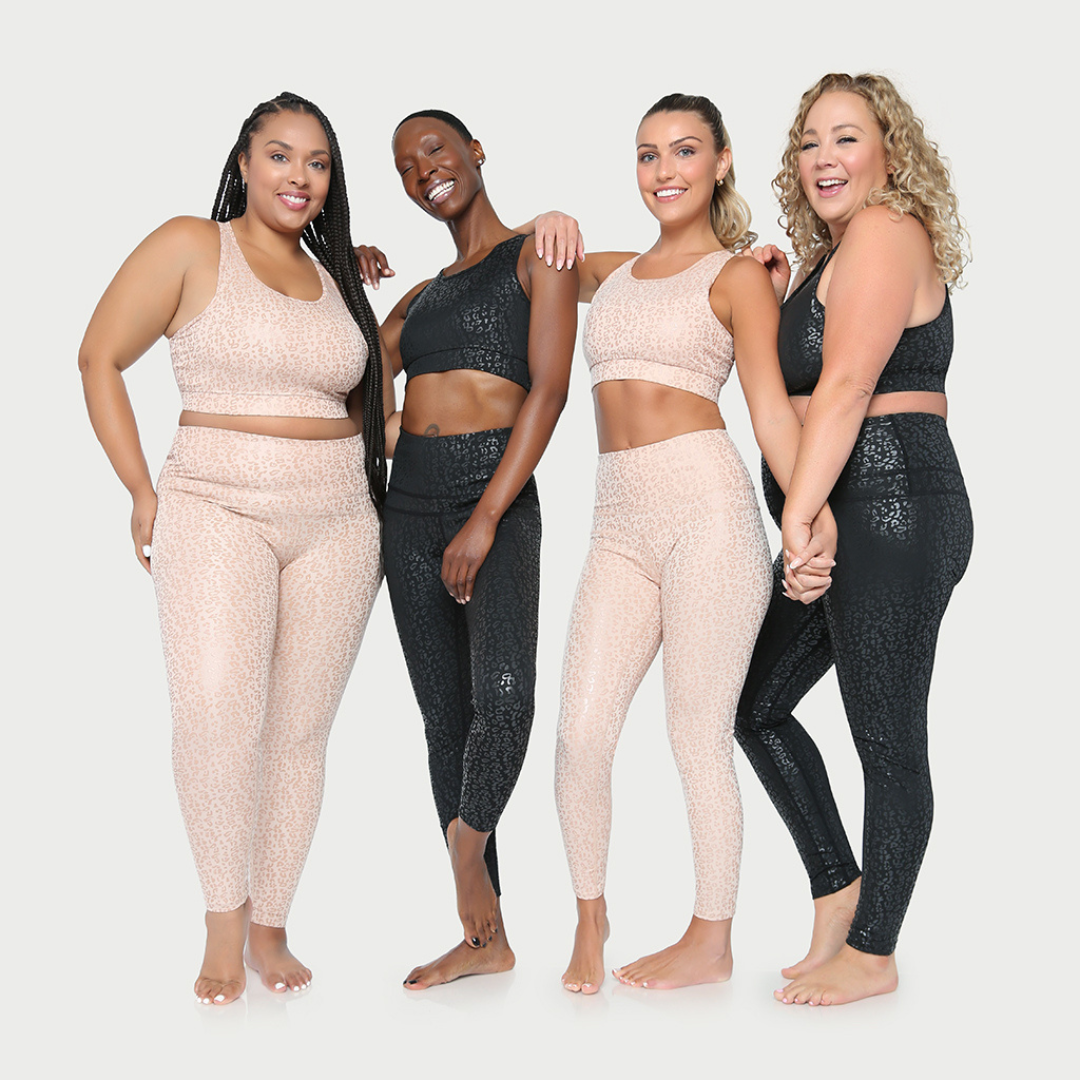 Metallic Cheetah Active Legging