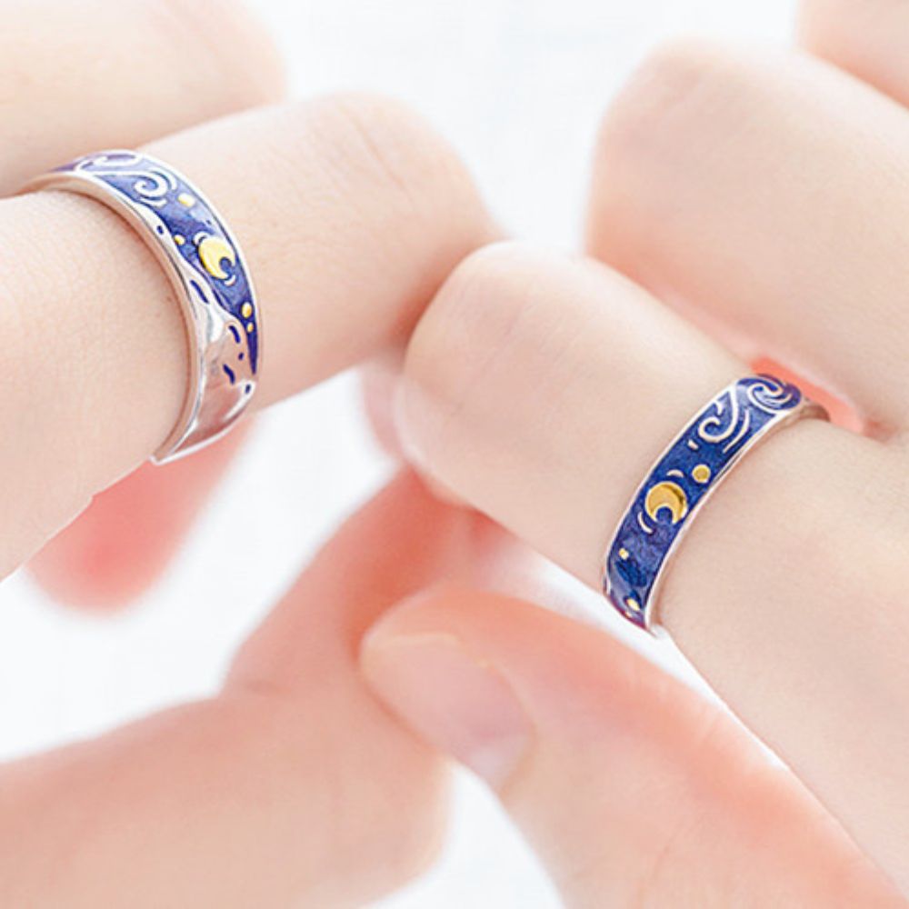 STARRY NIGHT RING SET (ADJUSTABLE) - Concordia Style Boutique