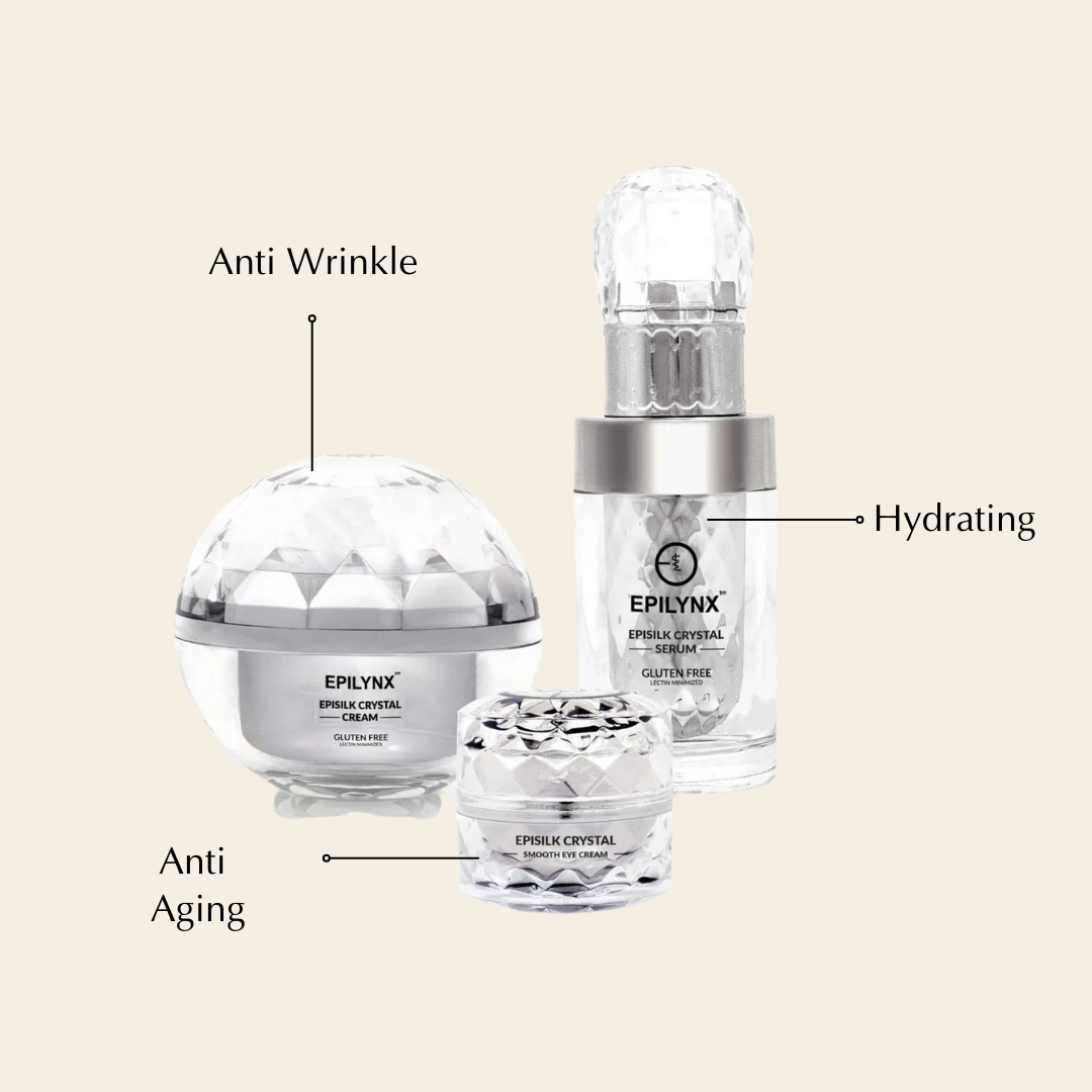 Vegan EpiSilk Crystal Wrinkle Smoothing Face Treatment - Intense Brightening and Firming Wrinkle Fix for Sensitive Skin - Concordia Style Boutique