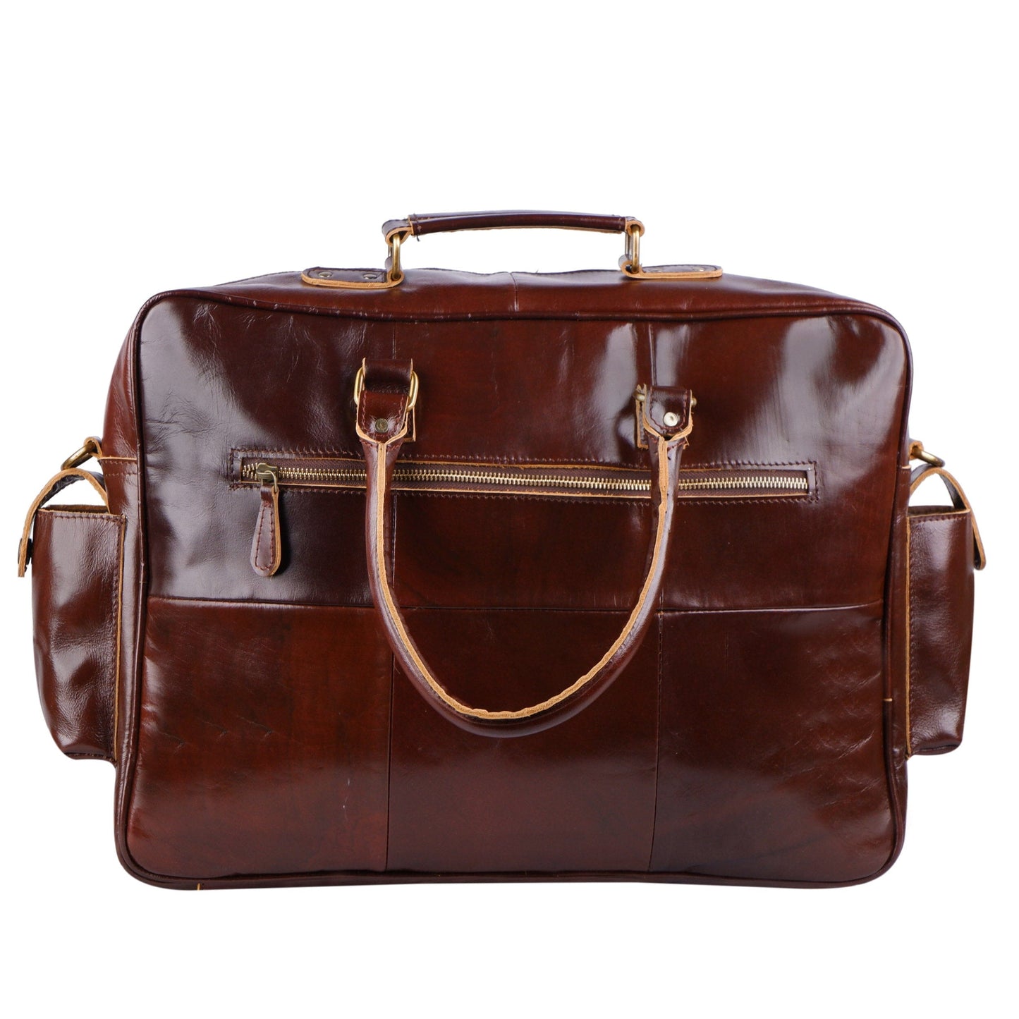Norman Cherry Red Briefcase - Concordia Style Boutique