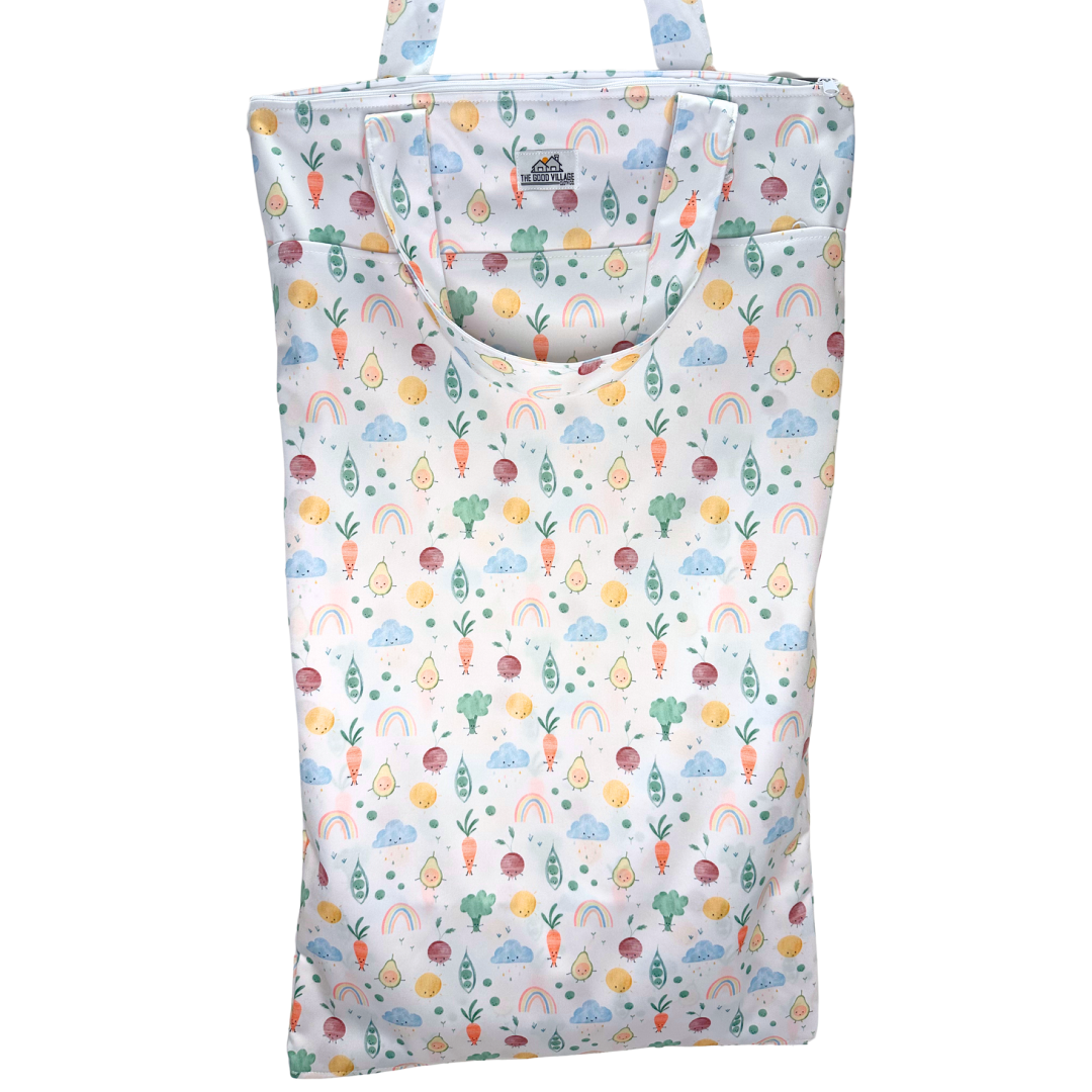 Large Hanging Wetbag | Veggies - Concordia Style Boutique