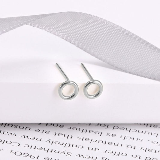 OPEN CIRCLE STUD EARRINGS (PAIR) - Concordia Style Boutique