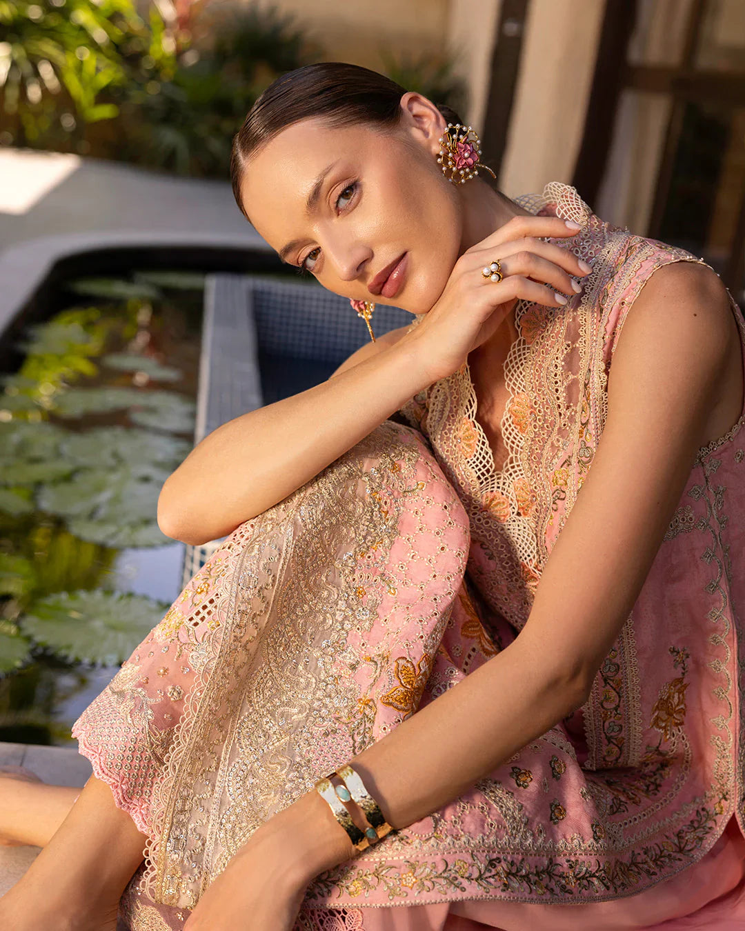 Faiza Saqlain - Peony Three Piece Embroided Lawn