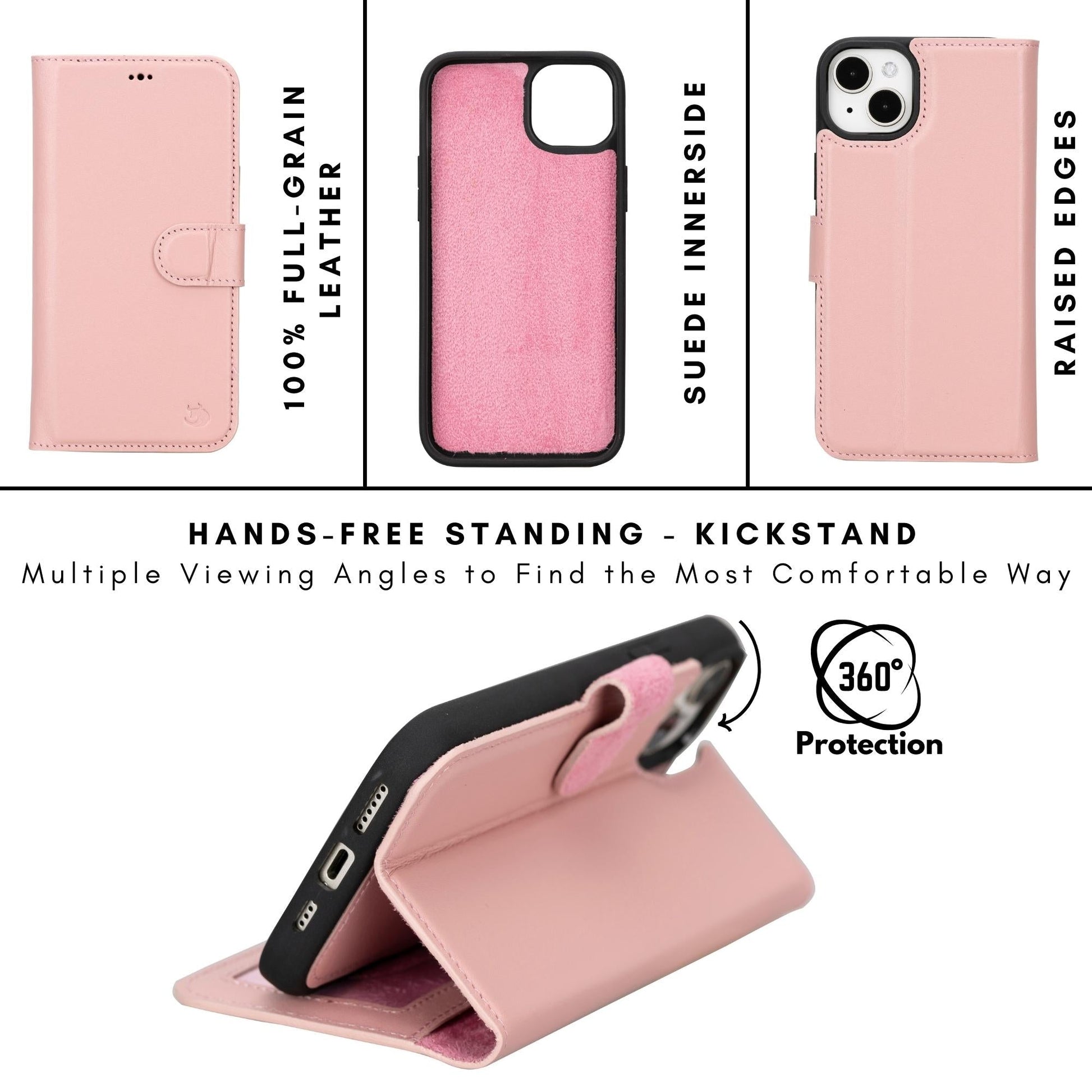 Casper iPhone 14 Series Detachable Leather Wallet Case - Concordia Style Boutique
