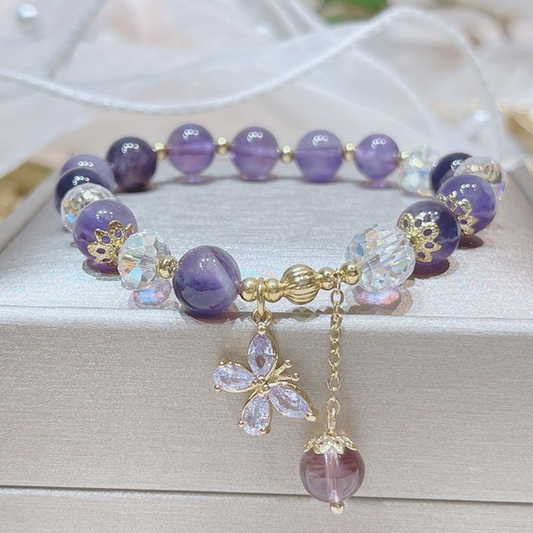 HEALING AMETHYST BRACELET (ADJUSTABLE) - Concordia Style Boutique
