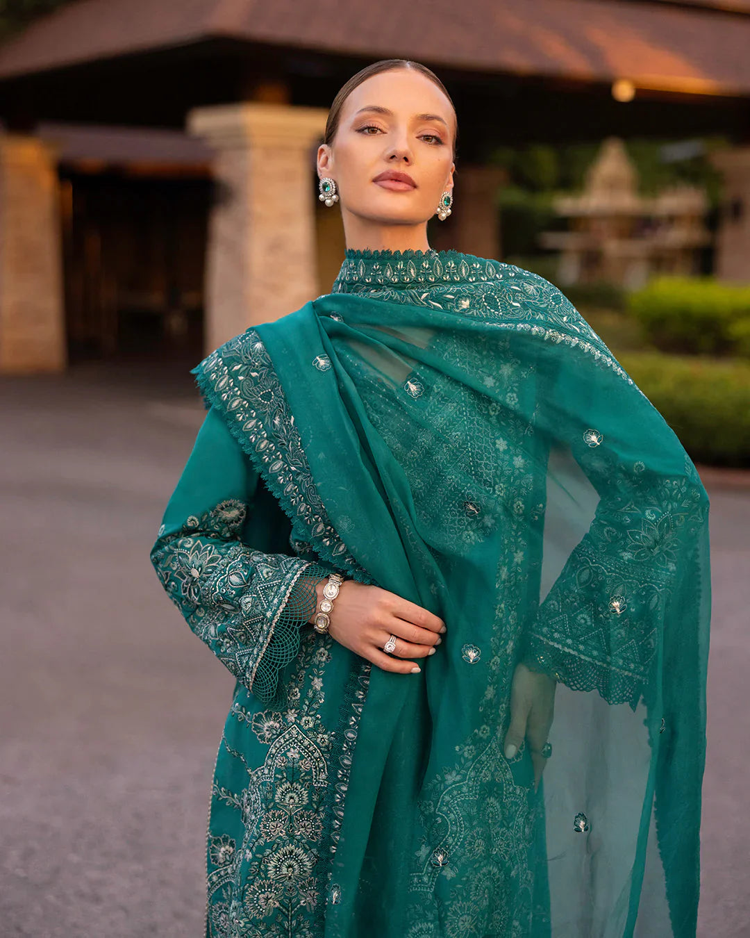 Faiza Saqlain - Calla Three Piece Embroided Lawn