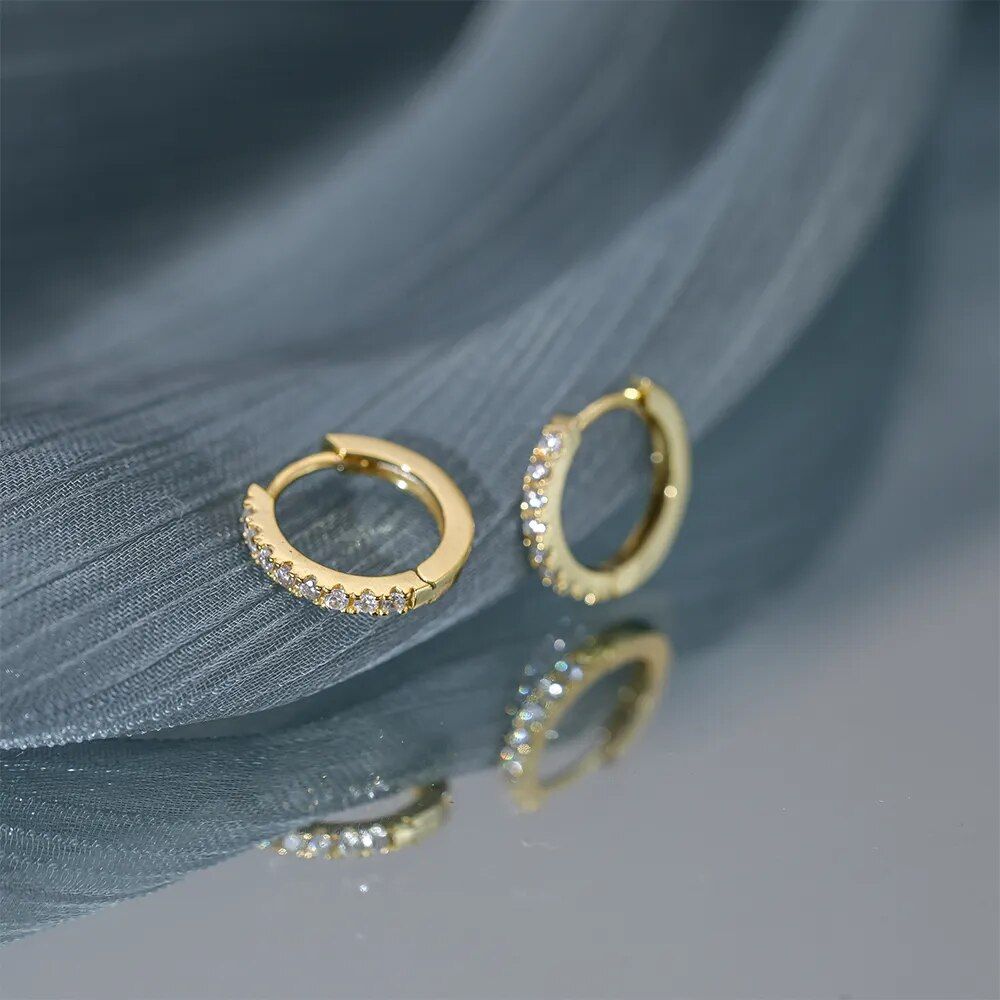 HUGGIE HOOP EARRINGS (PAIR) - Concordia Style Boutique