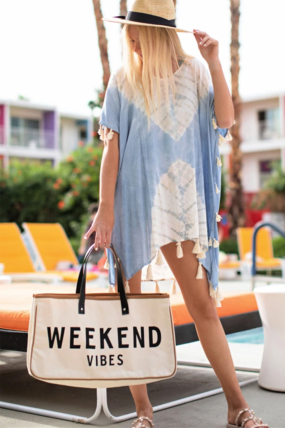 Alicia WEEKEND VIBES Canvas Tote - Concordia Style Boutique