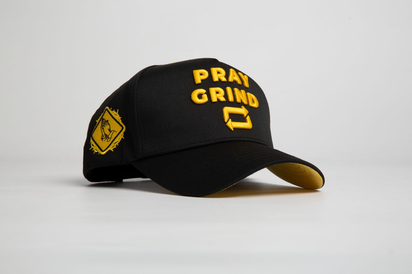 Pray Grind Repeat- Signature Series WU-YLW Snap-Back - Concordia Style Boutique