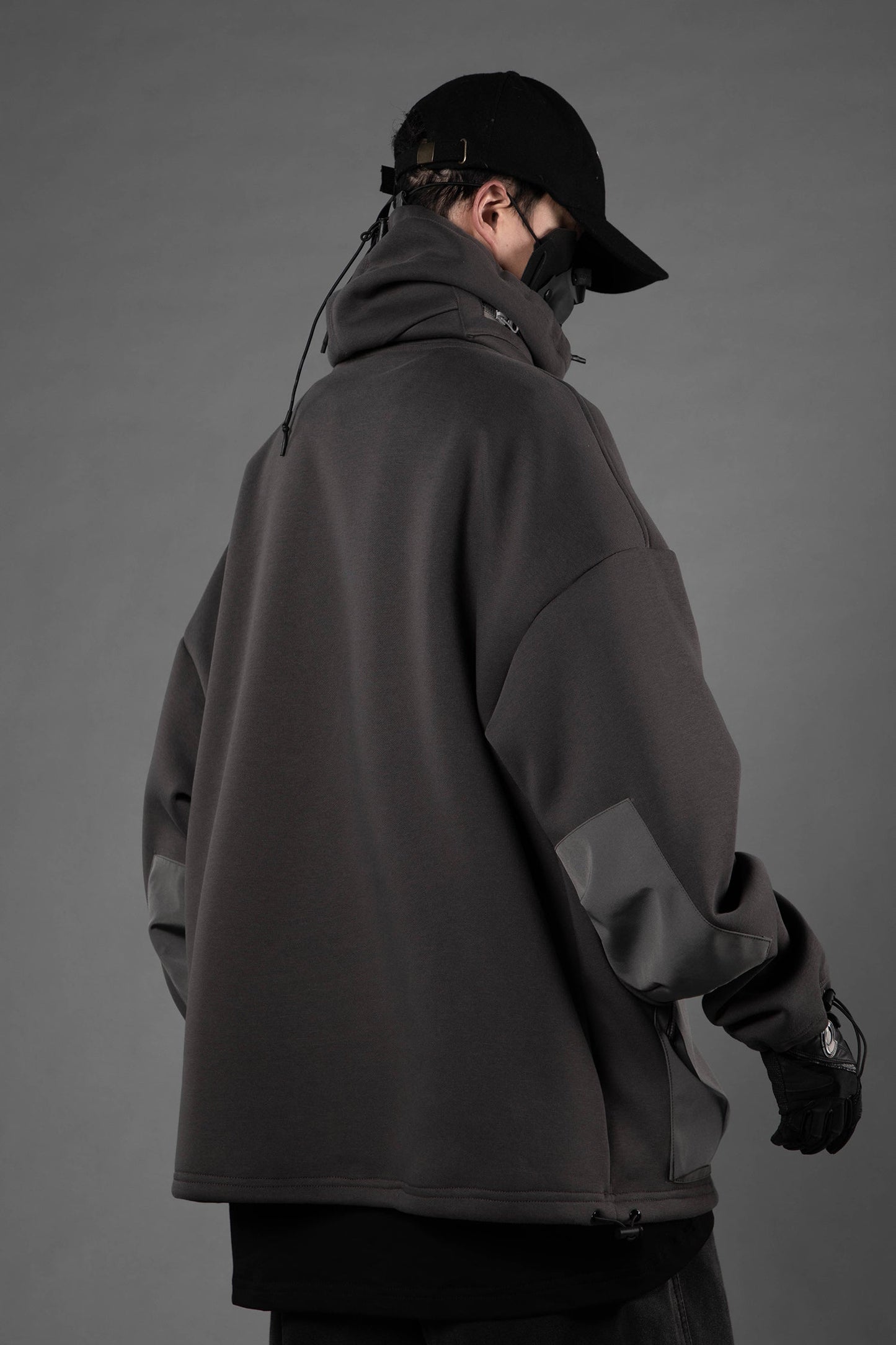 HiH33 Grey Utility Hoodie - Concordia Style Boutique