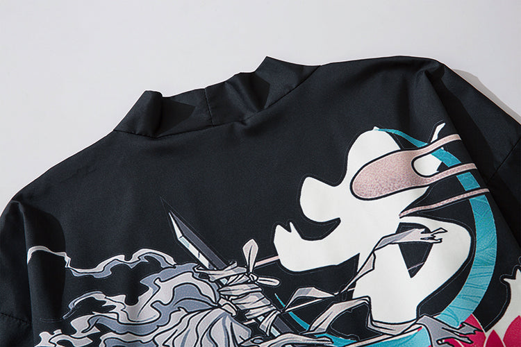 YC6034 Lady Swordart Kimono - Concordia Style Boutique