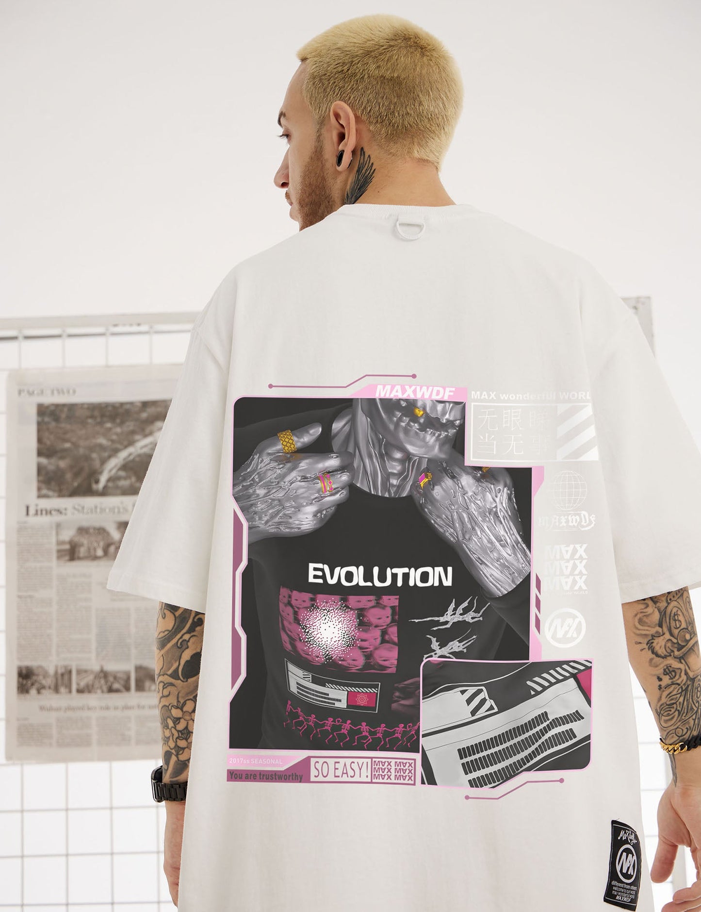Zombie Evolution X-Ray Tee - Concordia Style Boutique