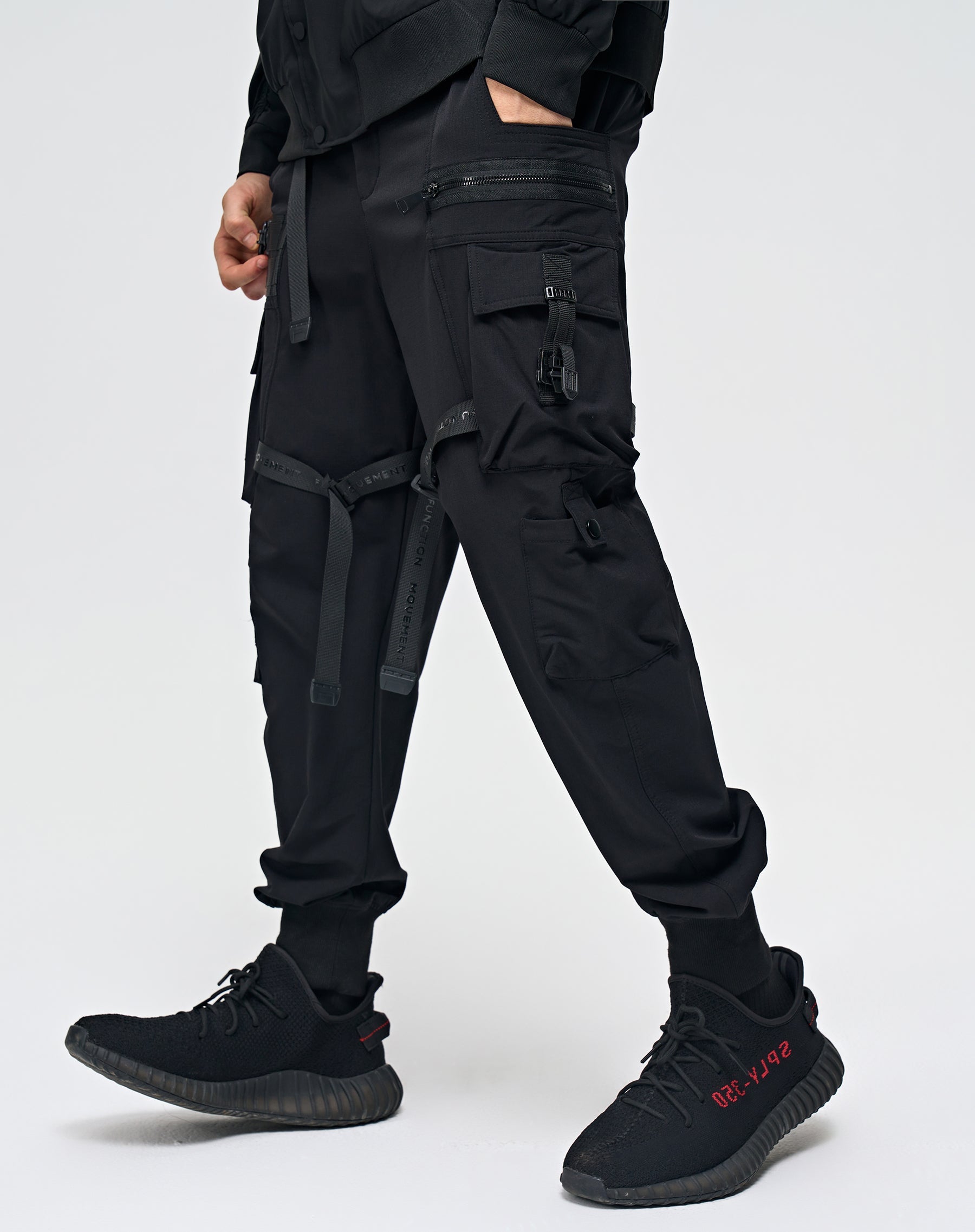 APP172 Black Techwear Pants - Concordia Style Boutique