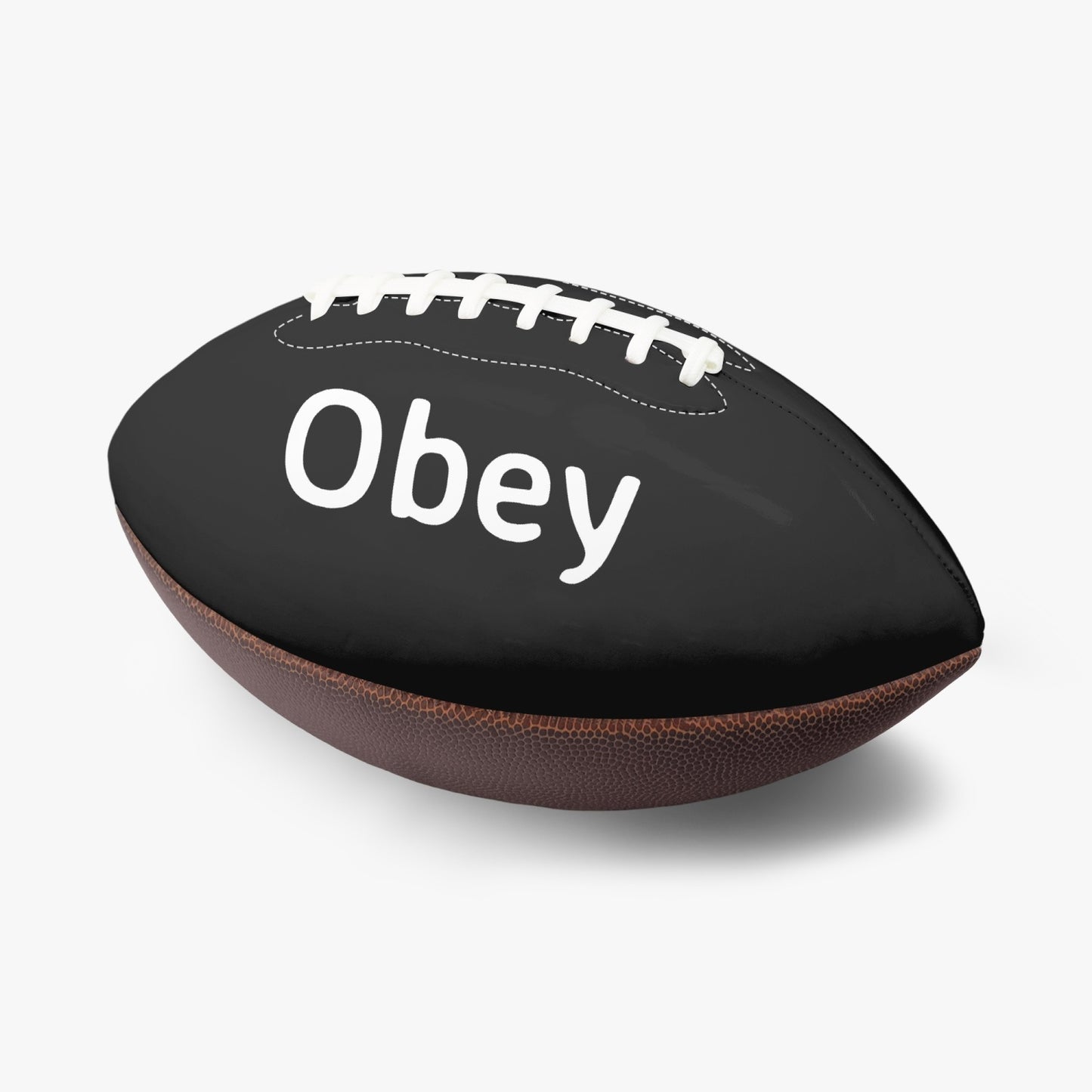 American Football - Only Two Panel Printed - Obey and Submit - Premium American Football from Concordia Style Boutique - Just $29! Shop now at Concordia Style Boutique