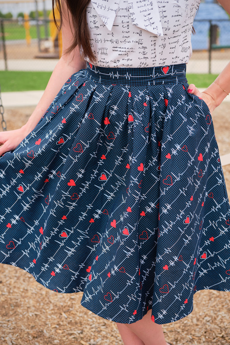 Doris Skirt in Heartbreaker - Small only - Concordia Style Boutique