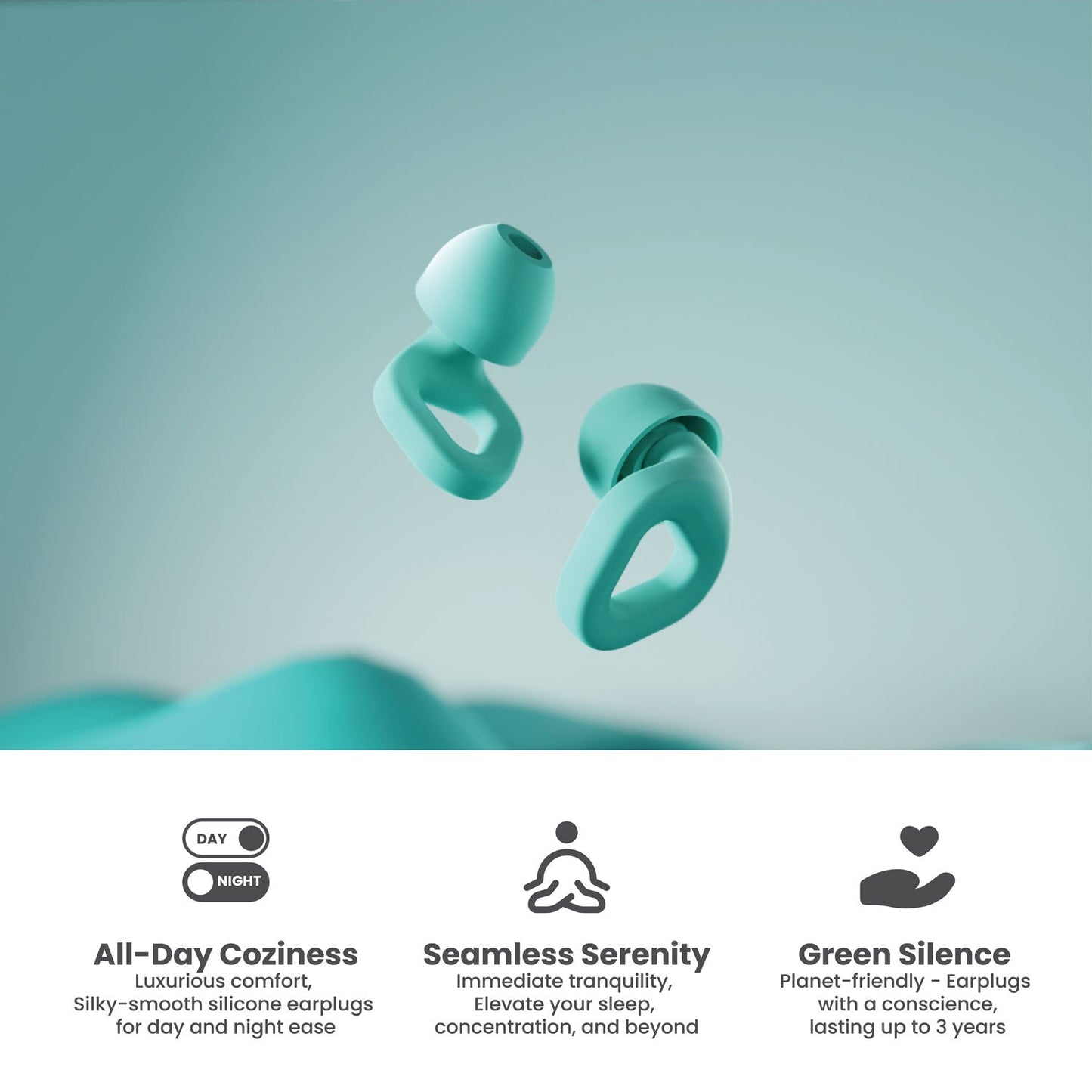 ZENZ - Unwind Earplugs - Mossy Mint