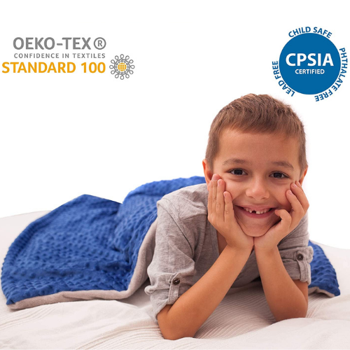 5 Lbs Weighted Blanket for Kids with Removable Cover - 36" x 48"