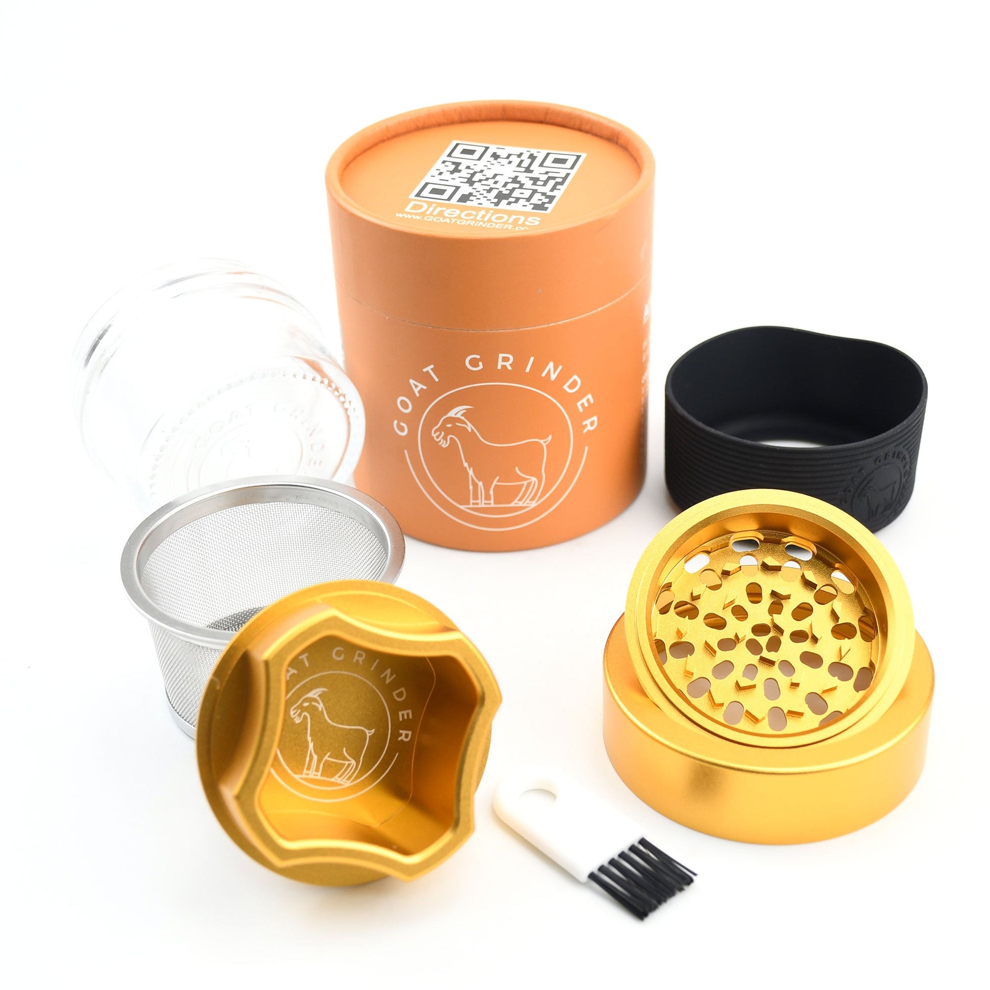 4 Piece Aluminum Herb Grinder | AITH v.I – OG - Concordia Style Boutique