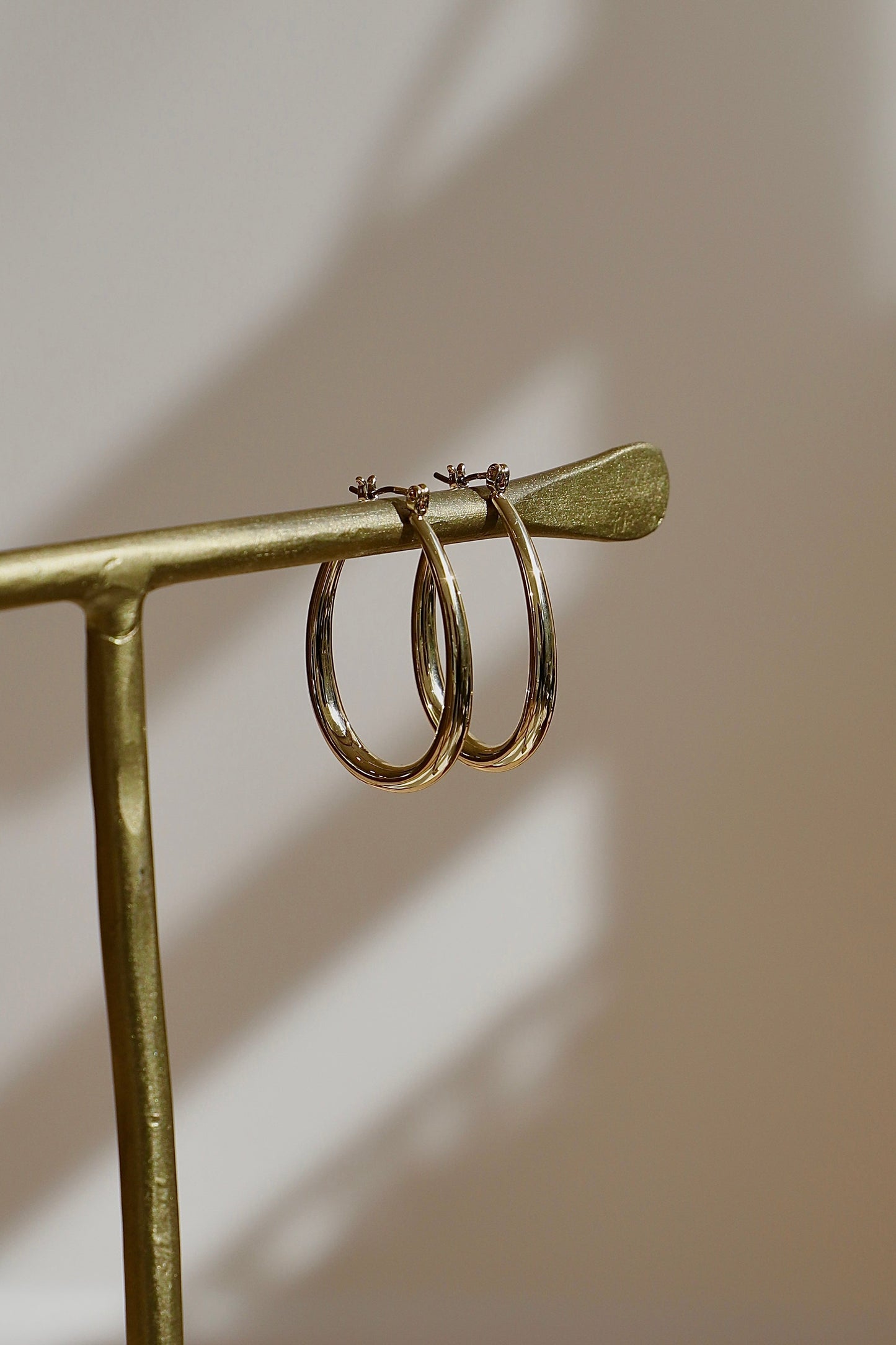 LARGE TEARDROP HOOP EARRINGS - Concordia Style Boutique