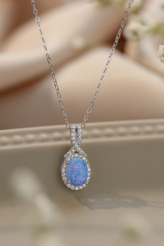 Feeling My Best Opal Pendant Necklace - Concordia Style Boutique