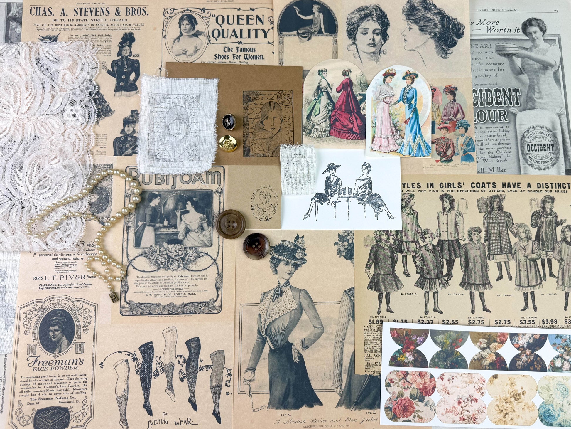 Fashion Ephemera Kit - Concordia Style Boutique