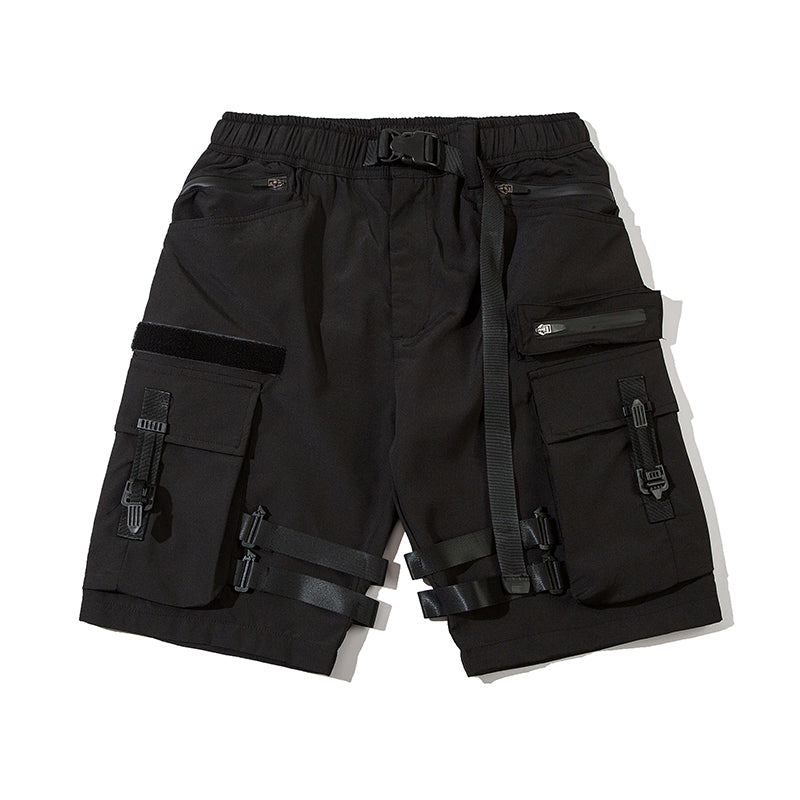 IBS429 Paratrooper Matte Black Shorts - Concordia Style Boutique