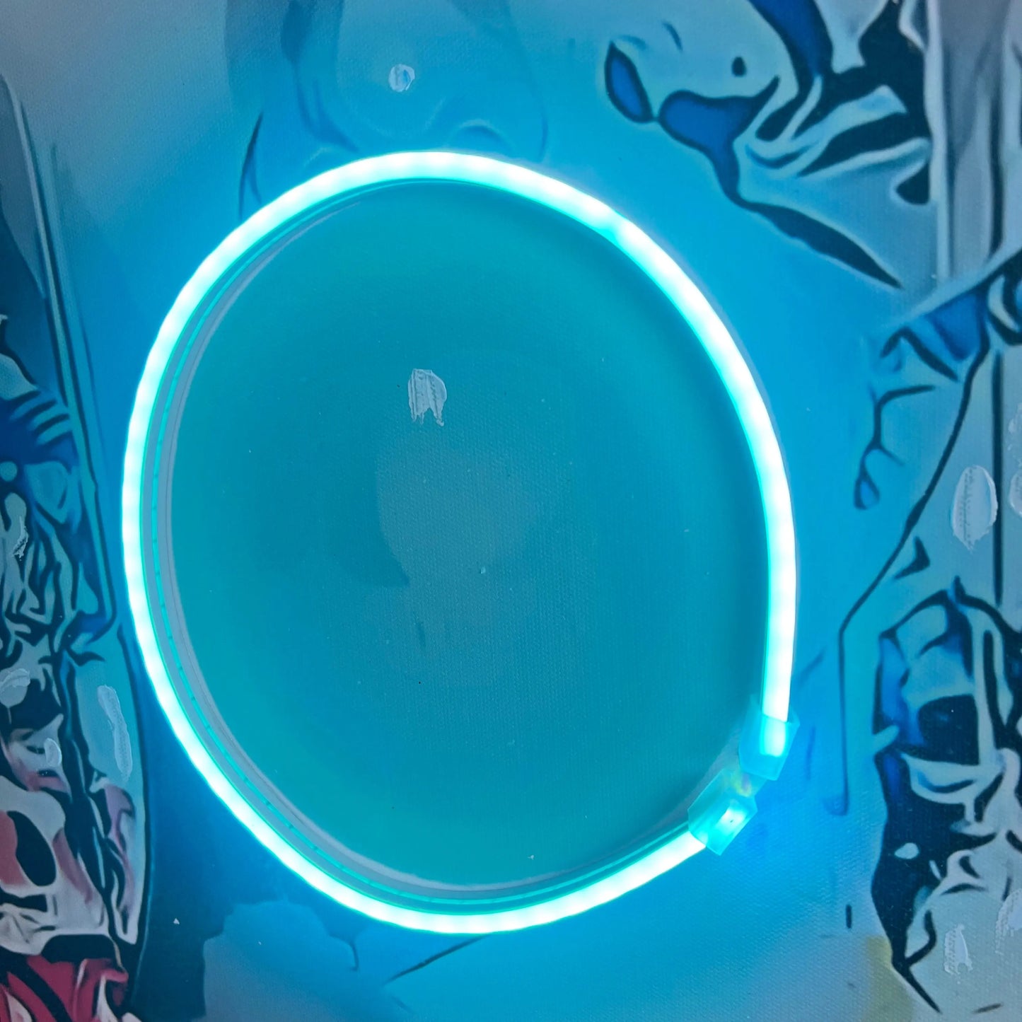 Audrey Hepburn | Pop Art Bubble Gum LED Painting | Modern Street Art Wall Décor