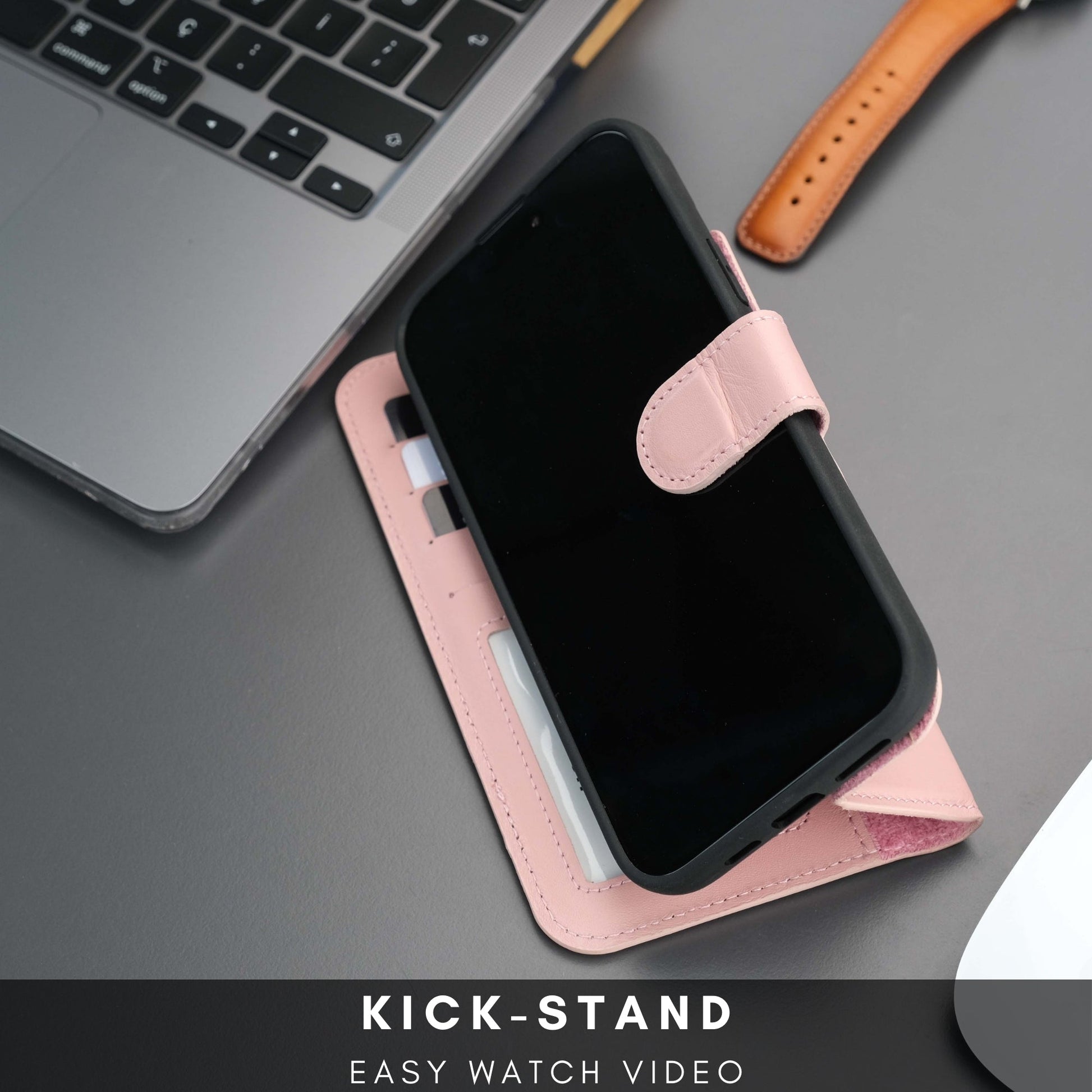 Casper Leather iPhone 14 Plus Wallet Case | MagSafe - Concordia Style Boutique