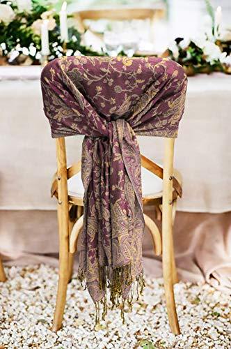 Sakkas Double Layer Jacquard Paisley Pashmina Shawl / Wrap / Stole - Concordia Style Boutique