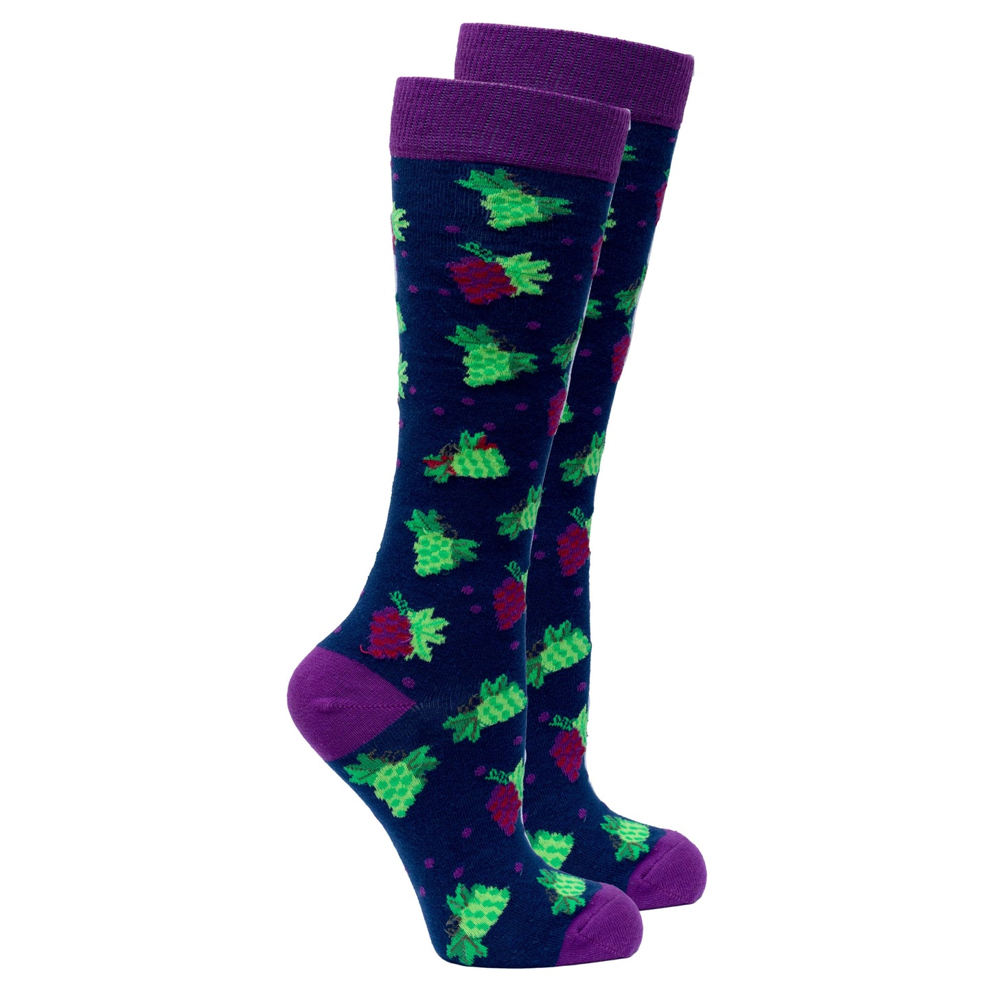 Women's Delightful Fruits Knee High Socks Set